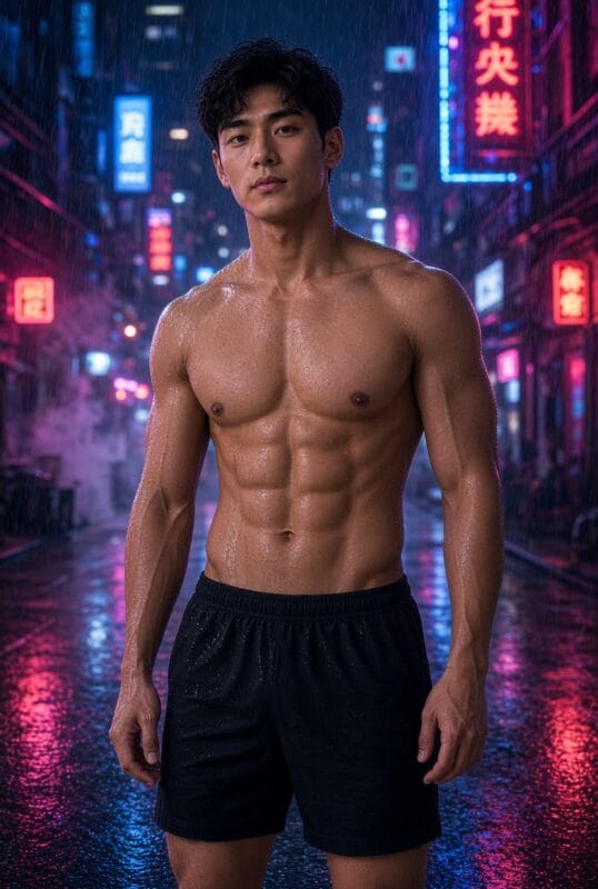 夜雨霓虹
